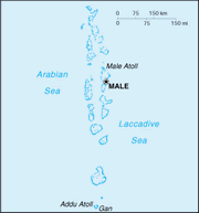 Malediven Landkarte